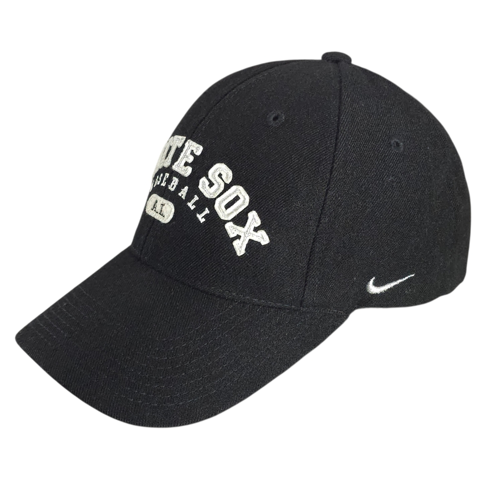 Nike 90s Rare Chicago White Sox "American League"  Wool Strapback Hat